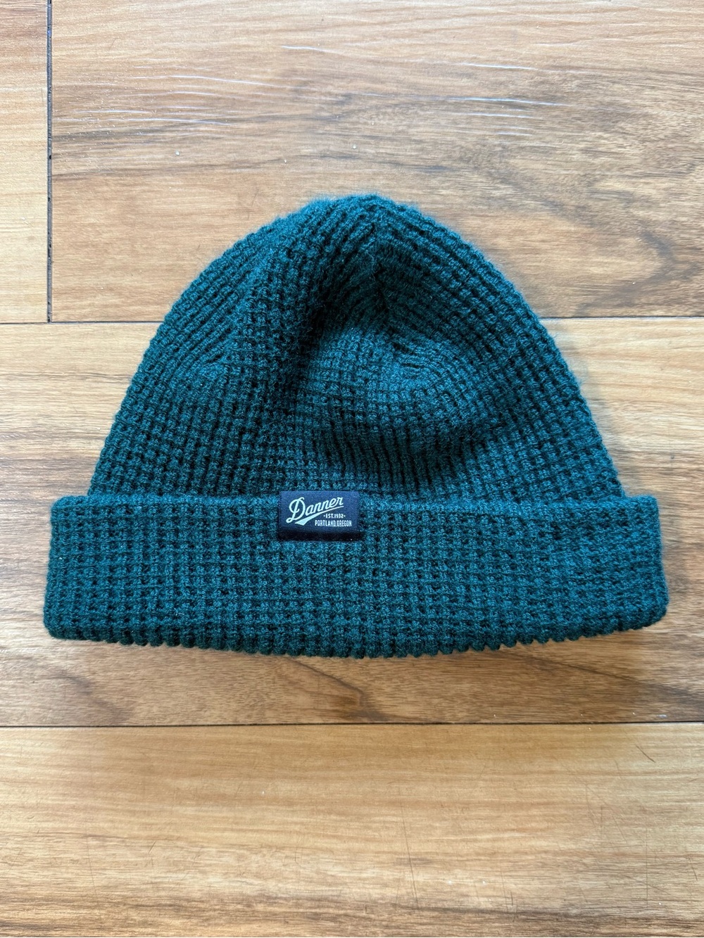 Danner Ponderosa Waffle Knit Green Beanie Made in the USA